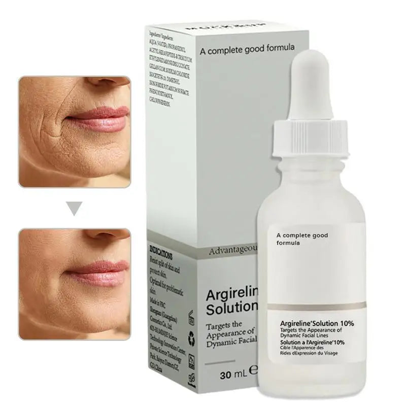 Solution 10% Hexapeptide Serum 10% Argireline Solution Face Moisturizing Skin Brightening Argireline Solution Anti-Aging Serum